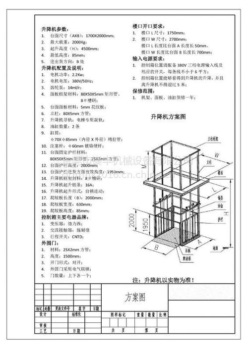 货梯plc控制电路图