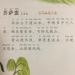 古韵流长辛弃疾菩萨蛮·书江西造口壁解读——以江晚正愁余为引，感受宋代文人的忧国情怀