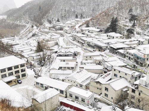 北京门头沟迎来入秋后第一场雪